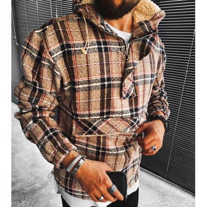 Checkerboard Long-sleeved Shirt/jacket