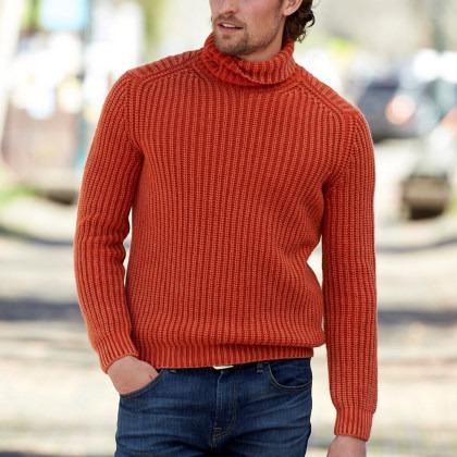 Mens Winter Plaid Thick Casual Jacket