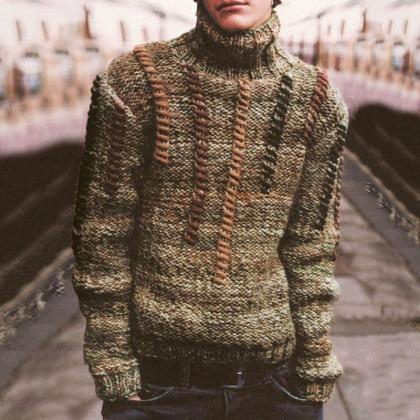 Mens Winter Plaid Thick Casual Jacket