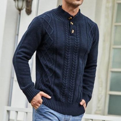 Mens Winter Plaid Thick Casual Jacket