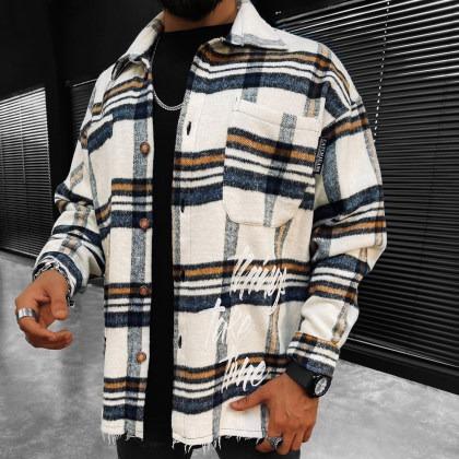 Checkerboard Long-sleeved Shirt/jacket