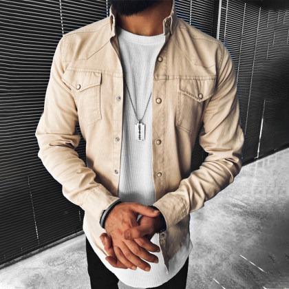 Checkerboard Long-sleeved Shirt/jacket