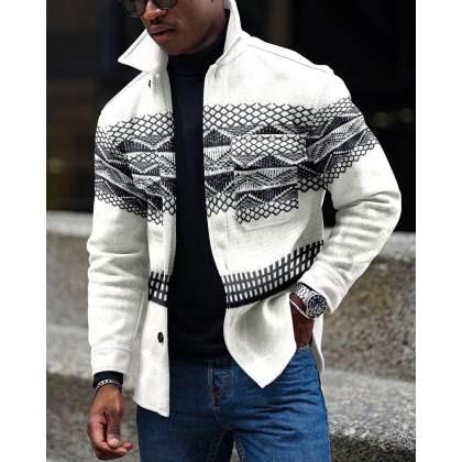 Checkerboard Long-sleeved Shirt/jacket