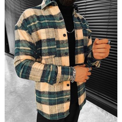 Checkerboard Long-sleeved Shirt/jacket