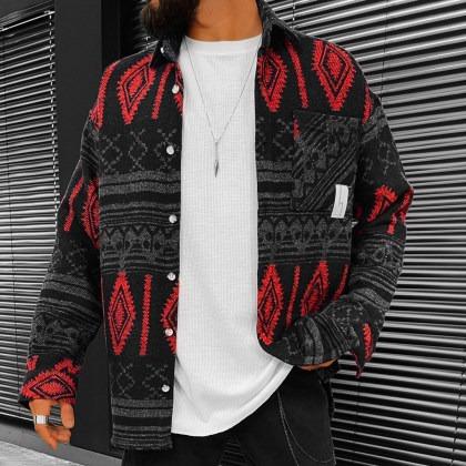 Checkerboard Long-sleeved Shirt/jacket