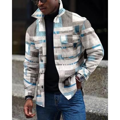 Checkerboard Long-sleeved Shirt/jacket