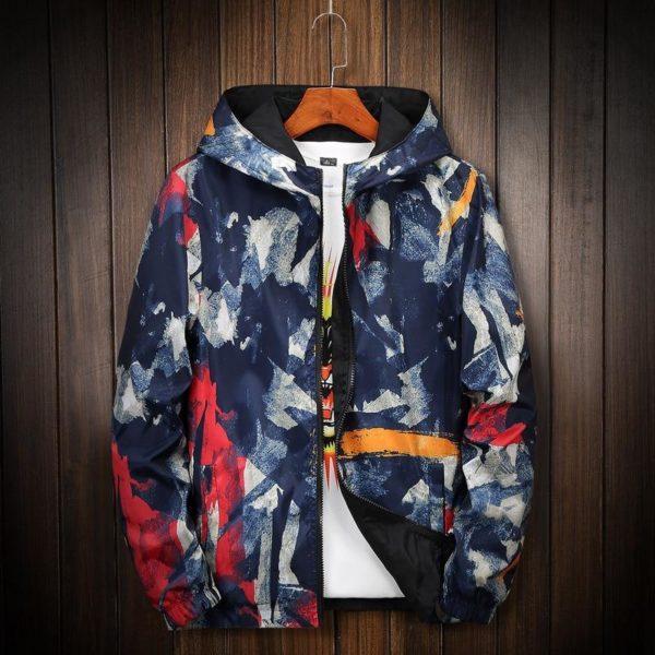 2020 Camouflage Reversible Jacket Men Plus Size 8XL
