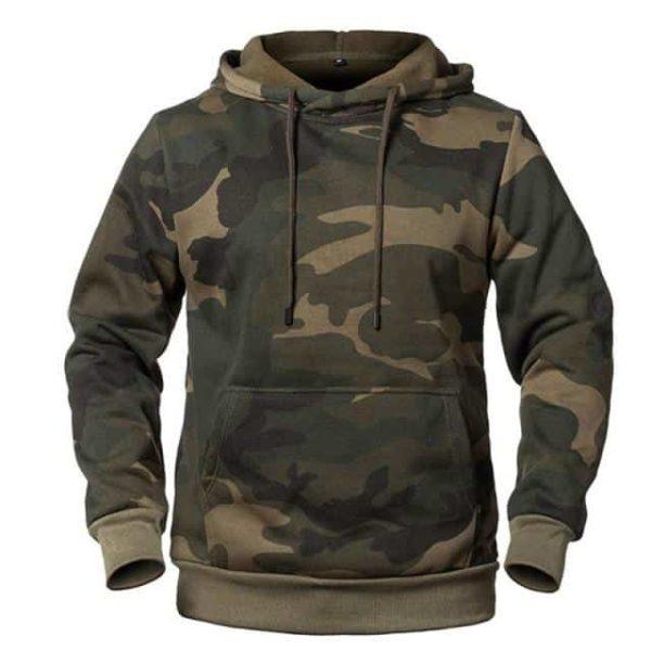 Camouflage Hoodies Men’s Fashion Sweatshirt Male