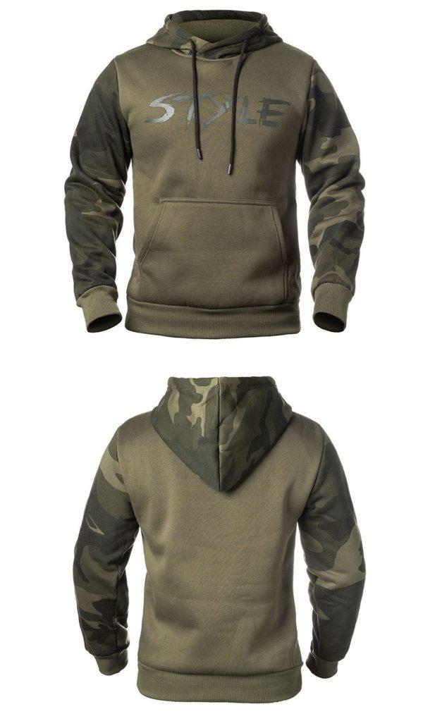 Camouflage Hoodies Men’s Fashion Sweatshirt Male