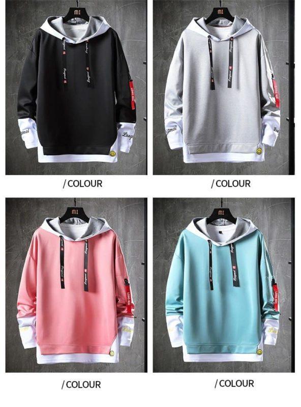 SFABL Letter Printed Mens Hoodies 2021 Japanese