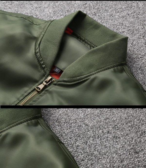 Autumn Oversized Male Ma1 Army Green Military