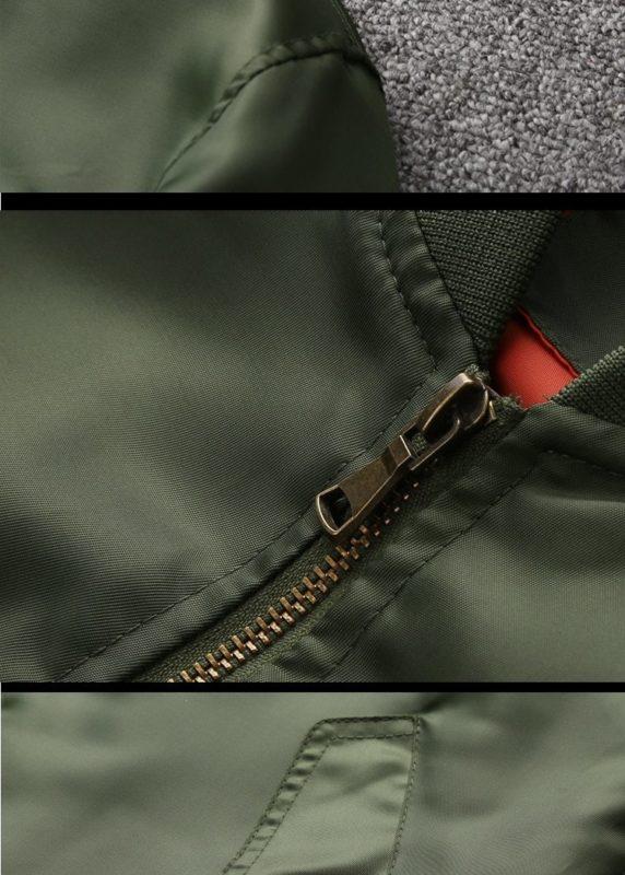 Autumn Oversized Male Ma1 Army Green Military