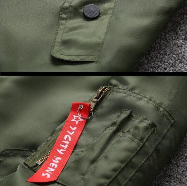 Autumn Oversized Male Ma1 Army Green Military