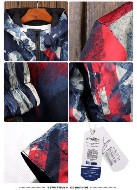 2020 Camouflage Reversible Jacket Men Plus Size 8XL