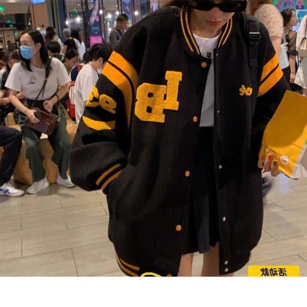 2020 New Arrival Hot Single Breasted Spliced Letter