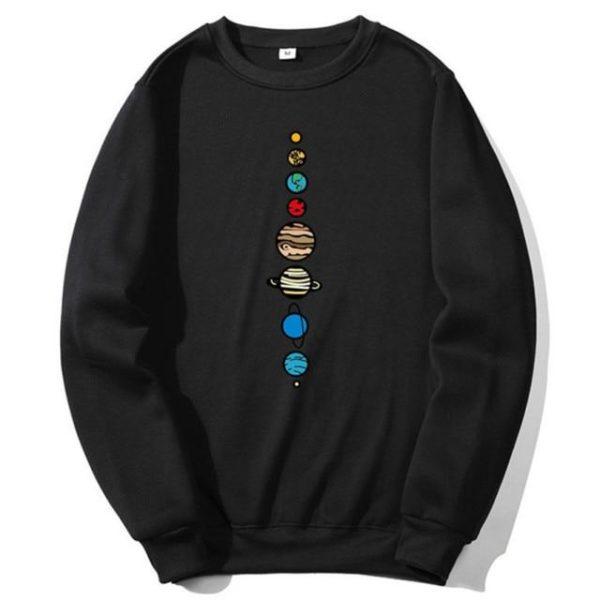Planets Colour Men Hoodie Pullover 2020 Autumn