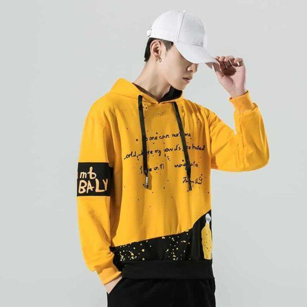 SFABL Harajuku Hoodie Sweatshirt Men 2021 New Hip