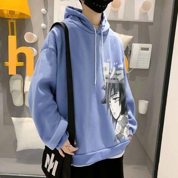Japanese Hoodie Anime Demon Slayer Tops Pullover