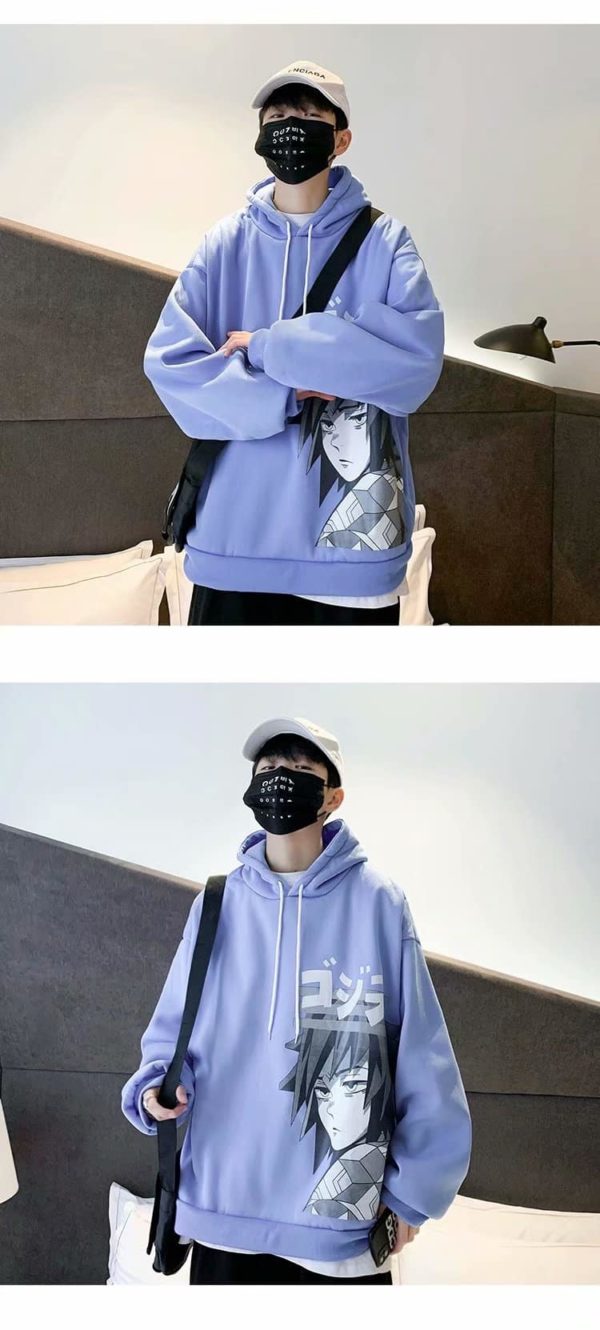 Japanese Hoodie Anime Demon Slayer Tops Pullover