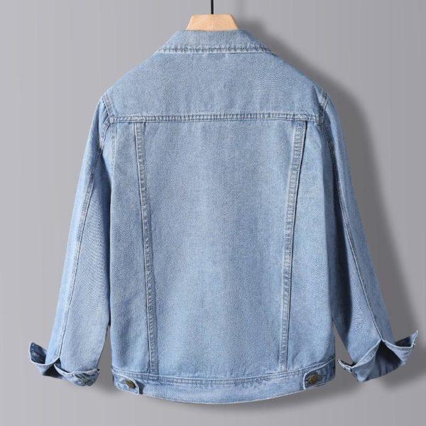 2021 Spring New Men’s Denim Jacket Male Korean
