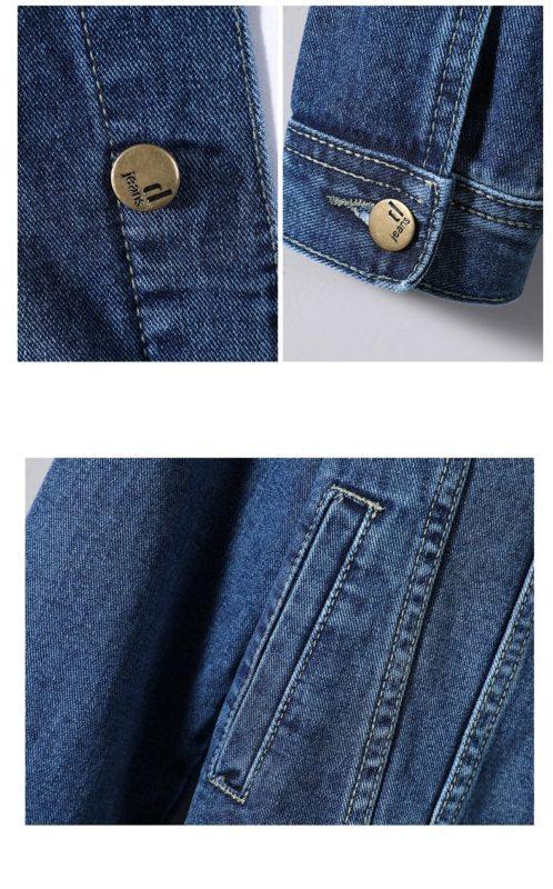 2021 Spring New Men’s Denim Jacket Male Korean