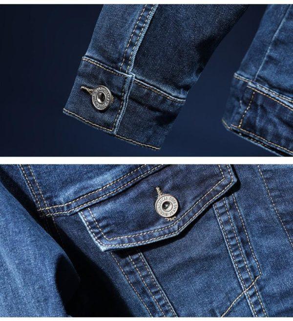 2021New Autumn Men’s Blue Denim Jacket Fashion
