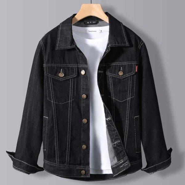 2021 Spring New Men’s Denim Jacket Male Korean