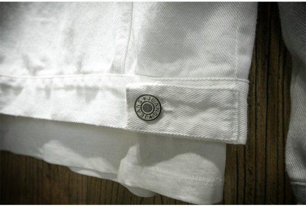 2021 Autumn New Men’s Jean Jacket Slim Fit Cotton