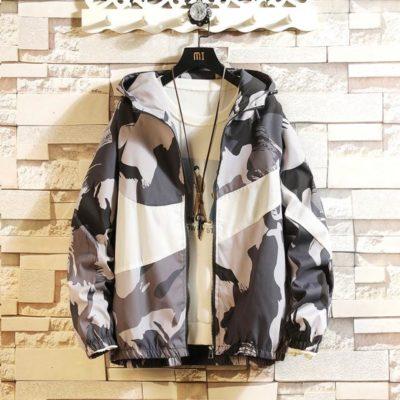 2021 men’s casual camouflage jacket fashion trend