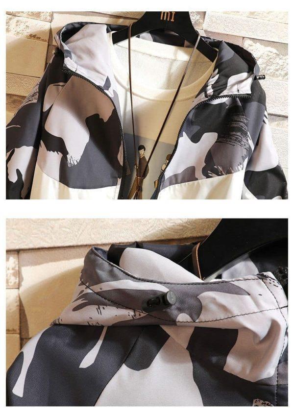 2021 men’s casual camouflage jacket fashion trend